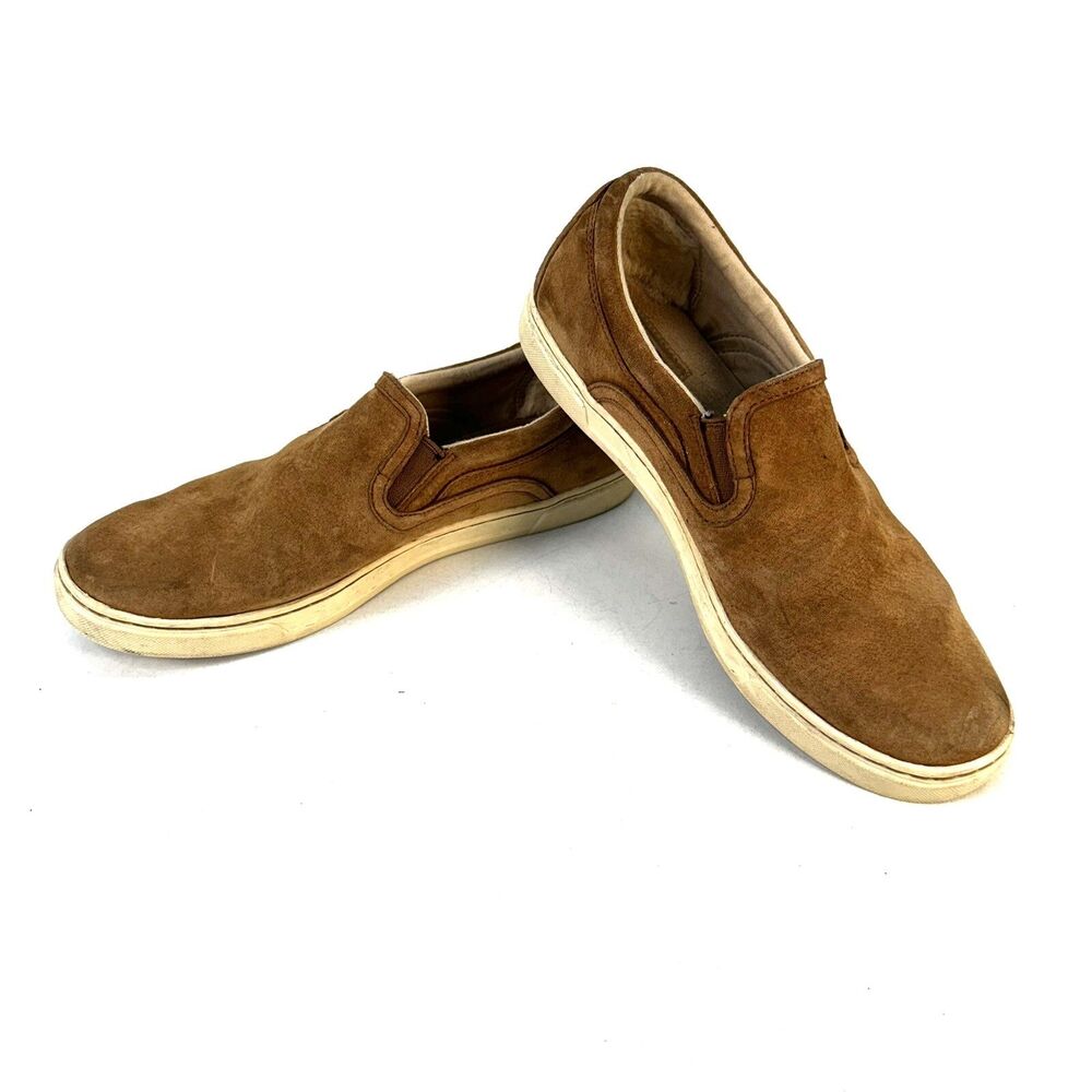 Ugg Fierce Chestnut Brown Suede Slip On Sneakers Women’s Size 9 1006737